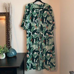 Rachel Zoe Tropical Swimsuit Coverup